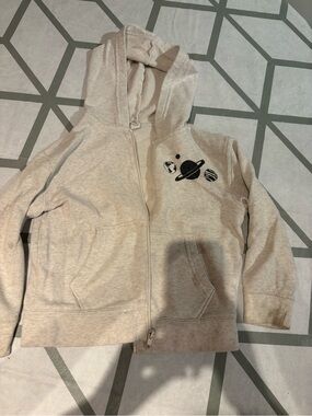 3/15$ Old Navy Cream Hoodie with Planet Graphic